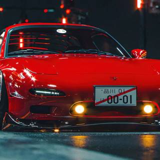 Mazda Rx-7 iPhone wallpaper