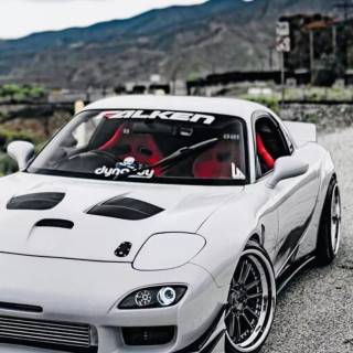 Mazda Rx-7 iPhone wallpaper