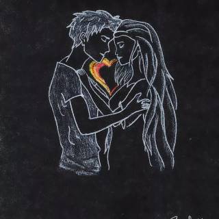 Love couple iPhone wallpaper