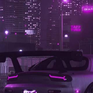 Mazda Rx-7 iPhone wallpaper