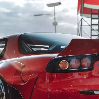 Mazda Rx-7 iPhone wallpaper