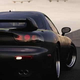 Mazda Rx-7 iPhone wallpaper