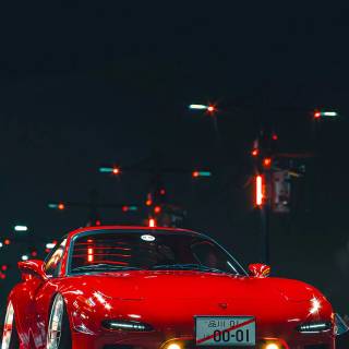 Mazda Rx-7 iPhone wallpaper