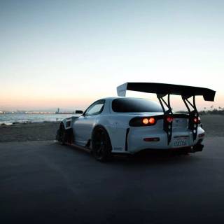 Mazda Rx-7 iPhone wallpaper