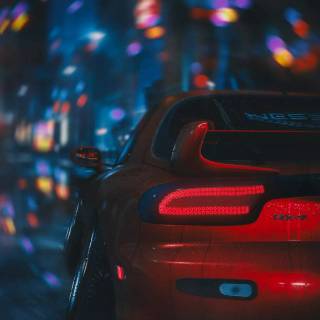 Mazda Rx-7 iPhone wallpaper