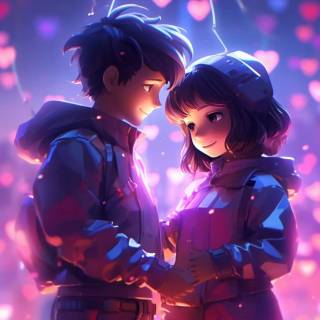 Love couple iPhone wallpaper