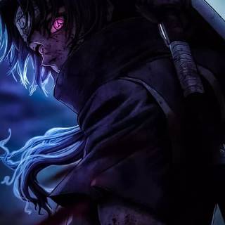 Neon Itachi wallpaper