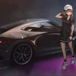 4k cars anime wallpaper