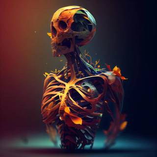 Human anatomy 4k wallpaper