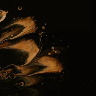 Black liquid 4k wallpaper