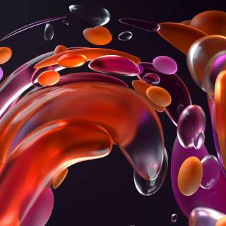 Black liquid 4k wallpaper