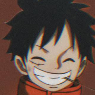Luffy smiling phone wallpaper