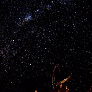 4k dark stars wallpaper