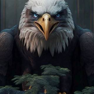 Eagle 4k phone wallpaper