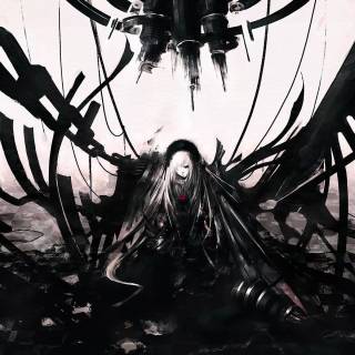 Desktop dark anime wallpaper