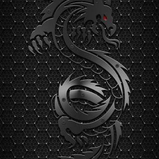 Black dragon phone wallpaper
