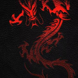Black dragon phone wallpaper