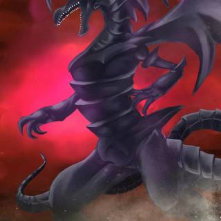Black dragon phone wallpaper