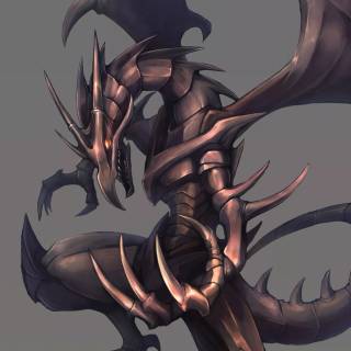 Black dragon phone wallpaper