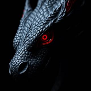 Black dragon phone wallpaper