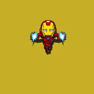 Iron Man minimal phone wallpaper