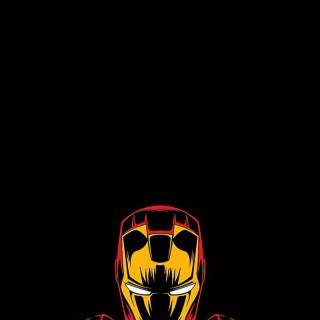 Iron Man minimal phone wallpaper