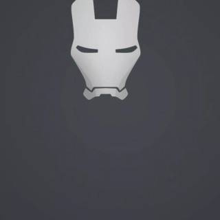 Iron Man minimal phone wallpaper
