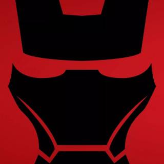 Iron Man minimal phone wallpaper