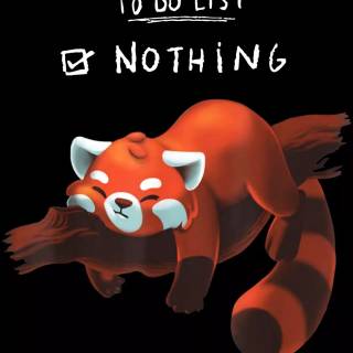 Lazy phone wallpaper