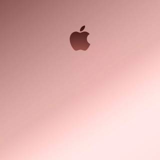 Golden iPhone logo wallpaper