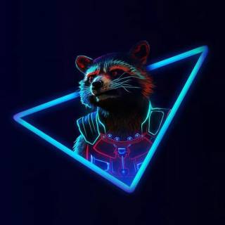 Rocket Racoon iPhone wallpaper