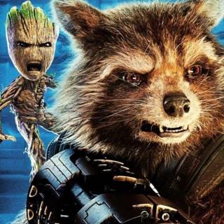 Rocket Racoon iPhone wallpaper