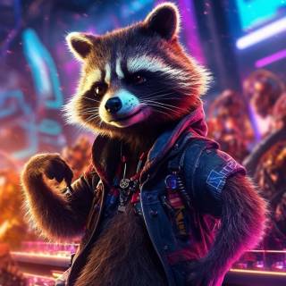 Rocket Racoon iPhone wallpaper