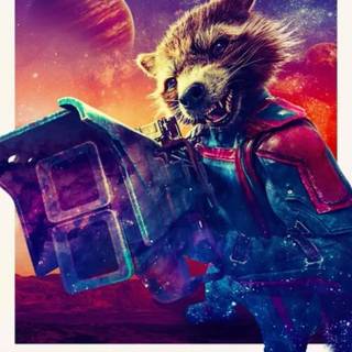 Rocket Racoon iPhone wallpaper