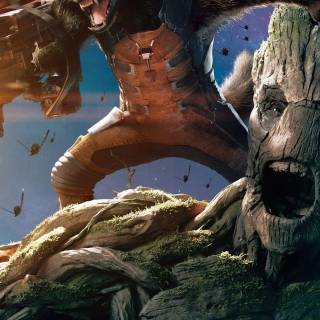 Rocket Racoon iPhone wallpaper