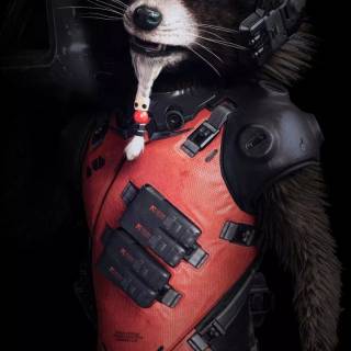 Rocket Racoon iPhone wallpaper