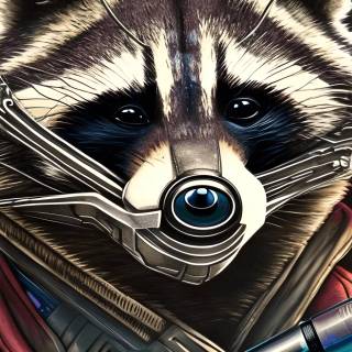 Rocket Racoon iPhone wallpaper