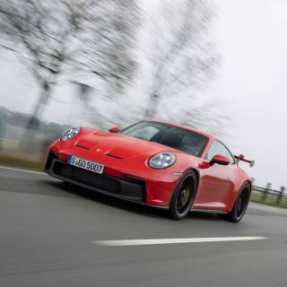 Red Porsche phone wallpaper