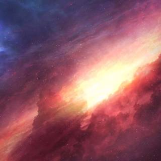 Pink space 4k wallpaper