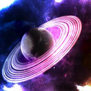 Pink space 4k wallpaper