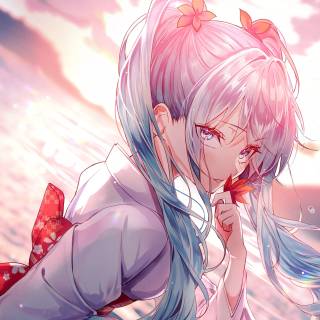 Anime girl HD 4k wallpaper