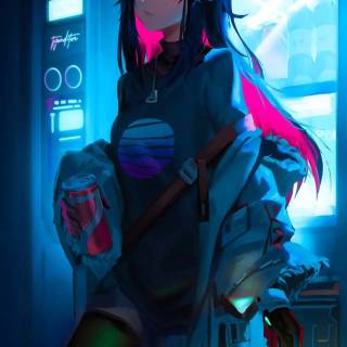 4k anime girl Android wallpaper