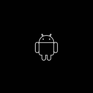 Black simple phone wallpaper