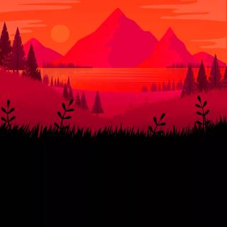 Minimal nature phone wallpaper