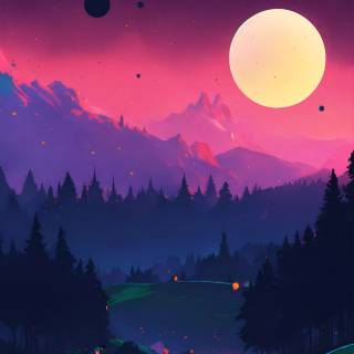 Minimal nature phone wallpaper