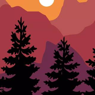 Minimal nature phone wallpaper