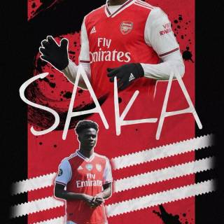 Saka iPhone wallpaper