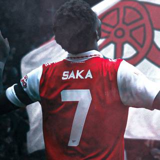 Saka iPhone wallpaper