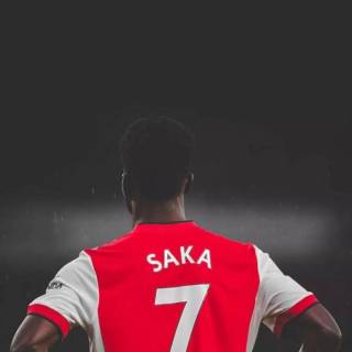 Saka iPhone wallpaper