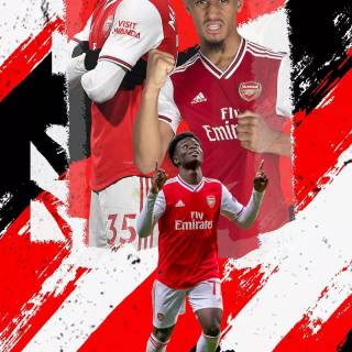 Saka iPhone wallpaper